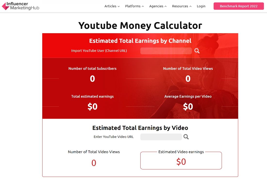 YouTube Money Calculator